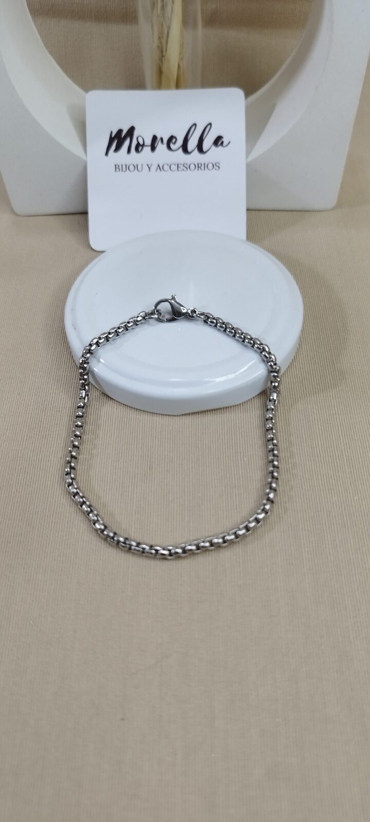 Pulsera eslabón cuadrado
