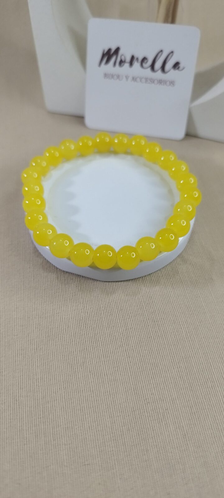 Pulsera 10 mm citrino
