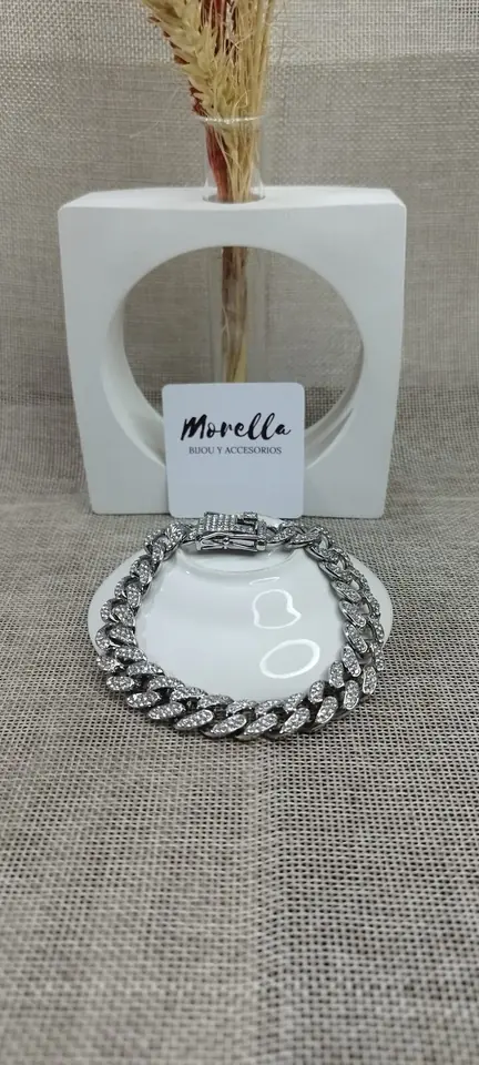 Pulsera cubana gruesa