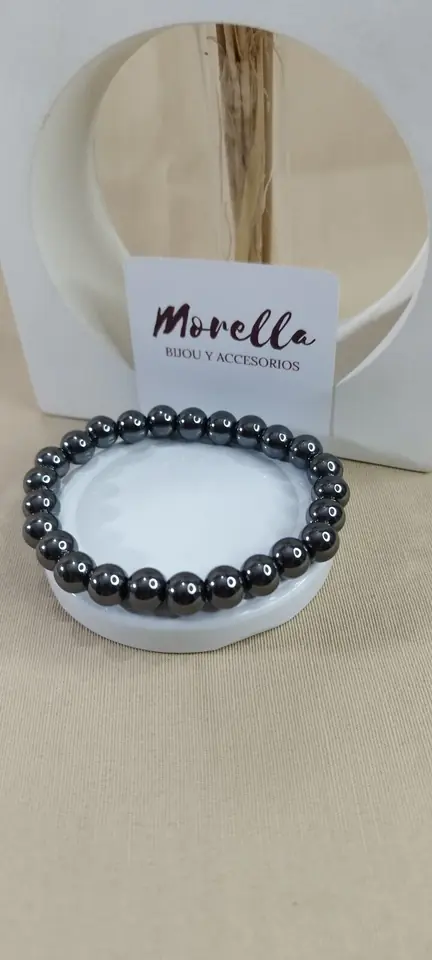 Pulsera Hematite 8 mm