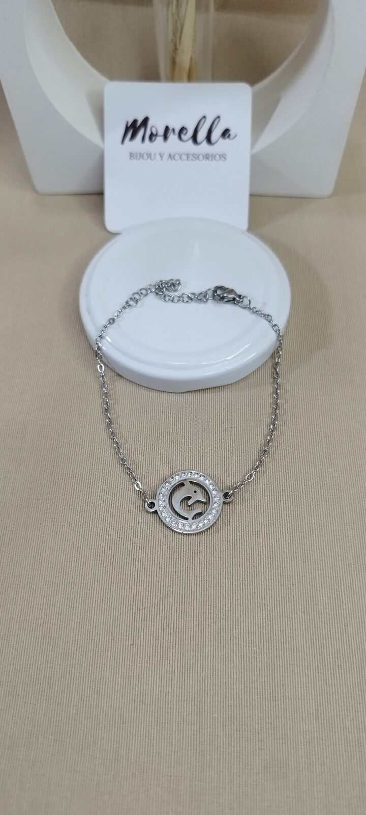 Pulsera con dije delfín