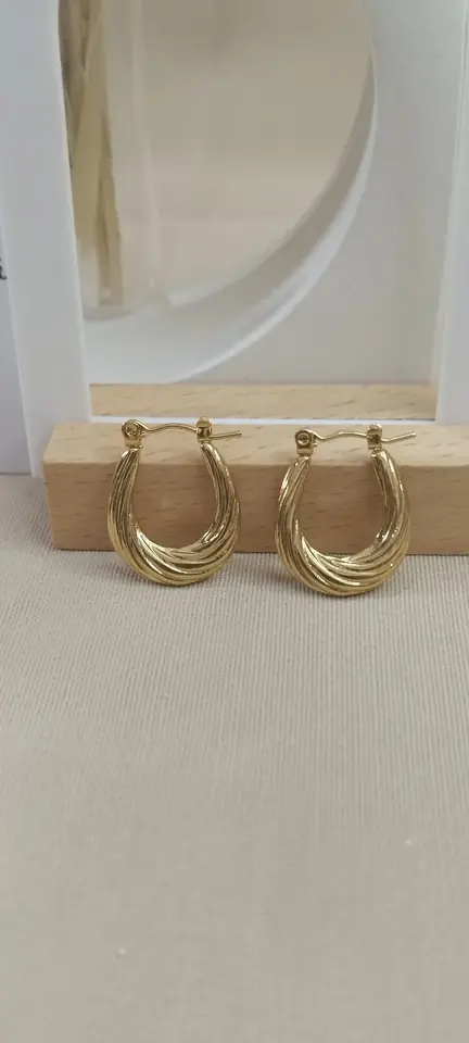 Aros ovalo labrados