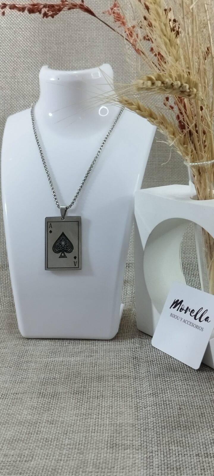 Cadena 3 mm con dije As