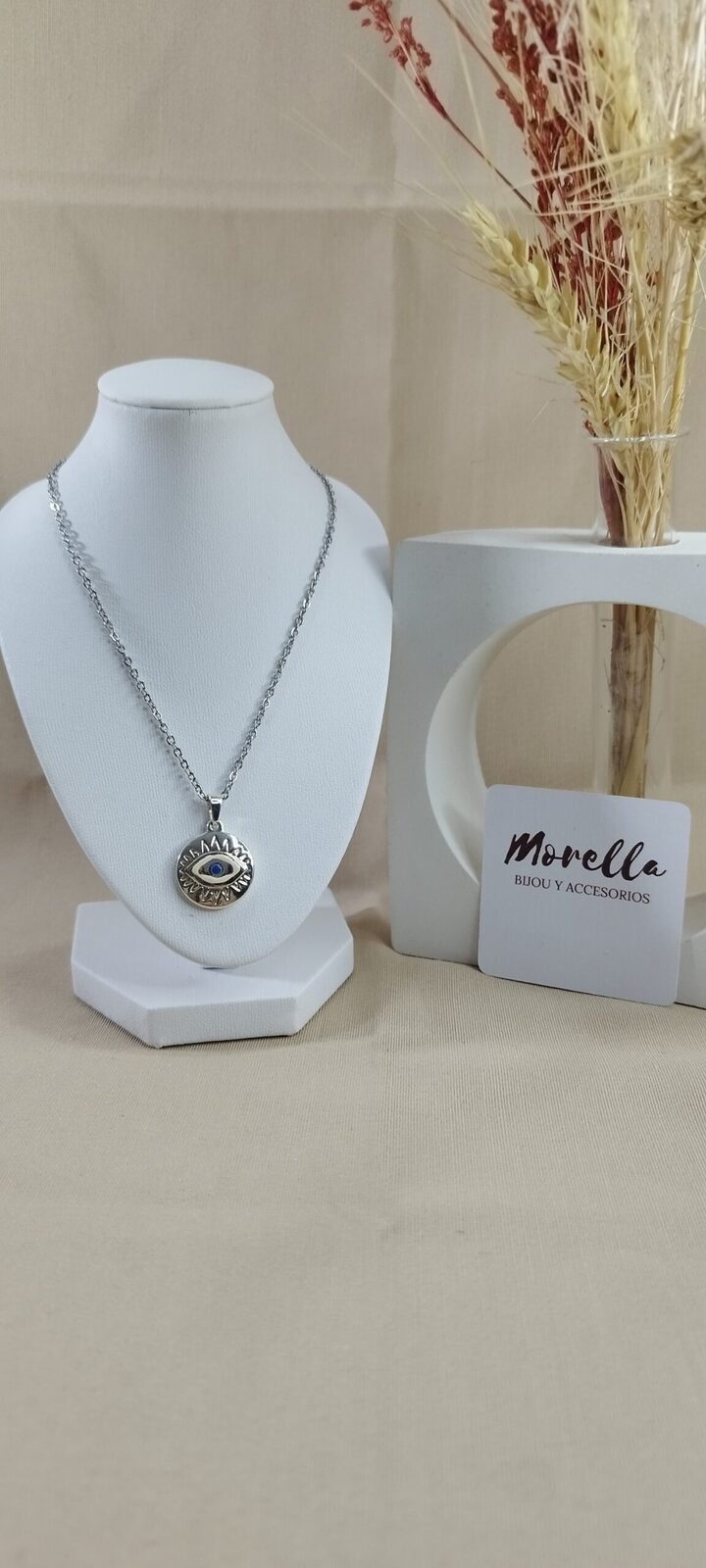 Cadena con dije ojo turco