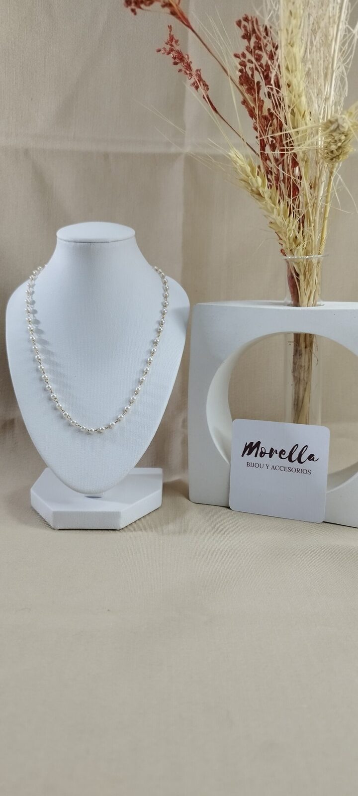 Cadena con perlas