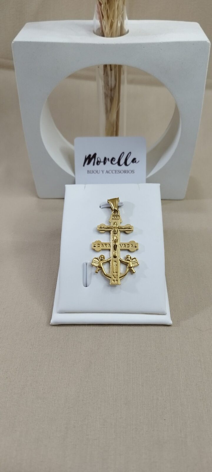 Dije cruz de Caravacca