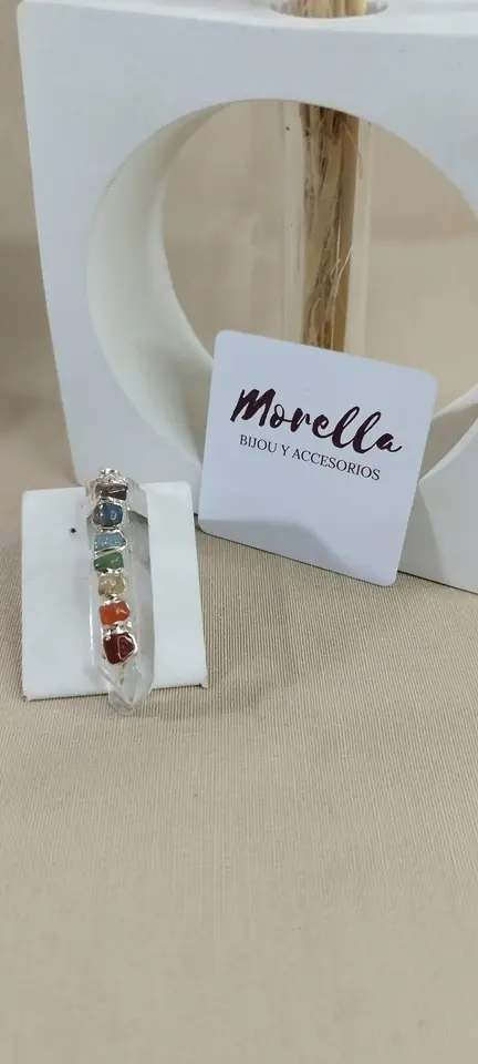Dije cuarzo cristal /7 chakras