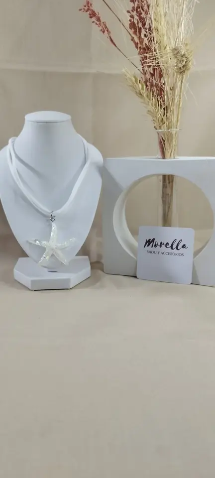 Cordón doble y estrella de mar transparente