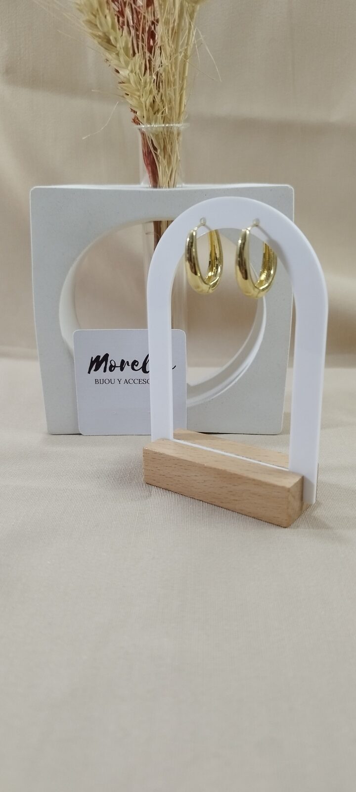 Aros medianos ovalado