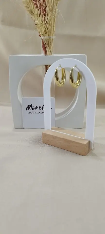 Aros medianos ovalado