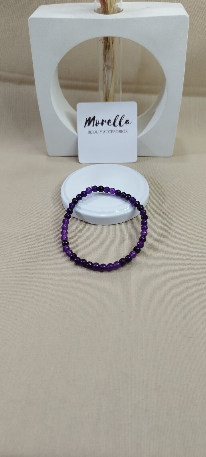 Pulsera 3mm en amatista