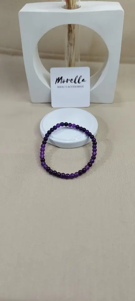 Pulsera 3mm en amatista