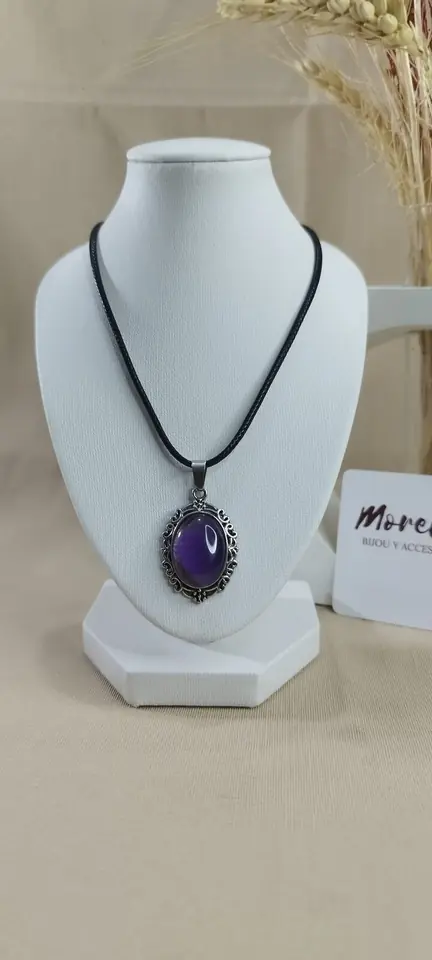 Cordón con dije de amatista