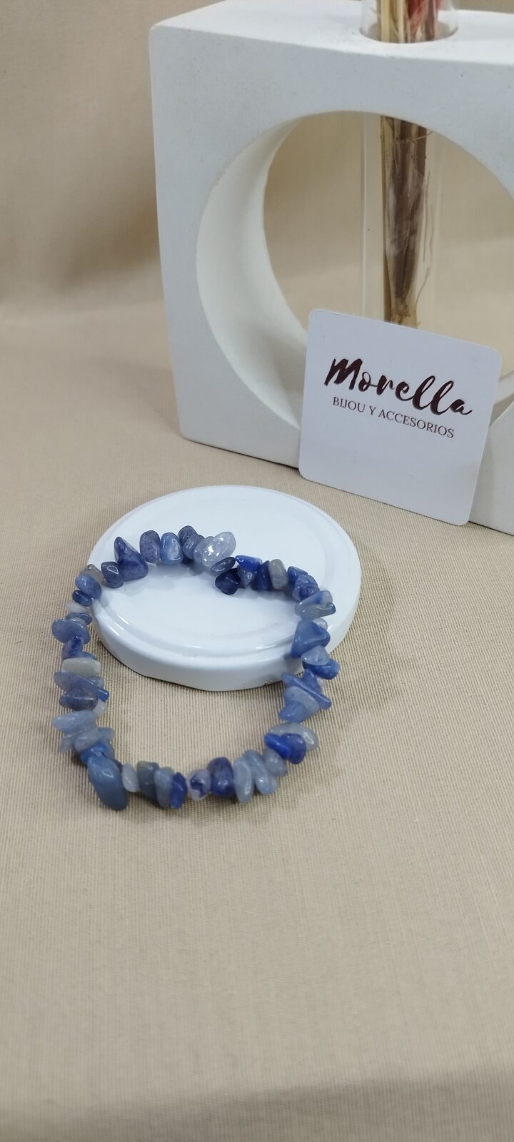 Pulsera cuarzo azul
