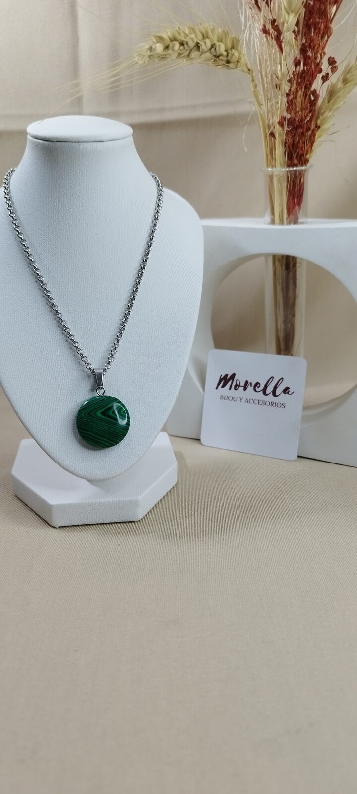 Cadena y dije Malakita
