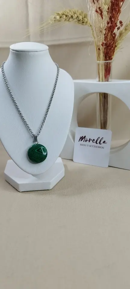 Cadena y dije Malakita