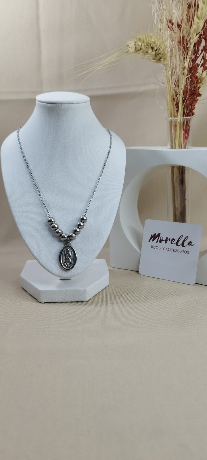 Cadena y Medalla de Virgen de Guadalupe