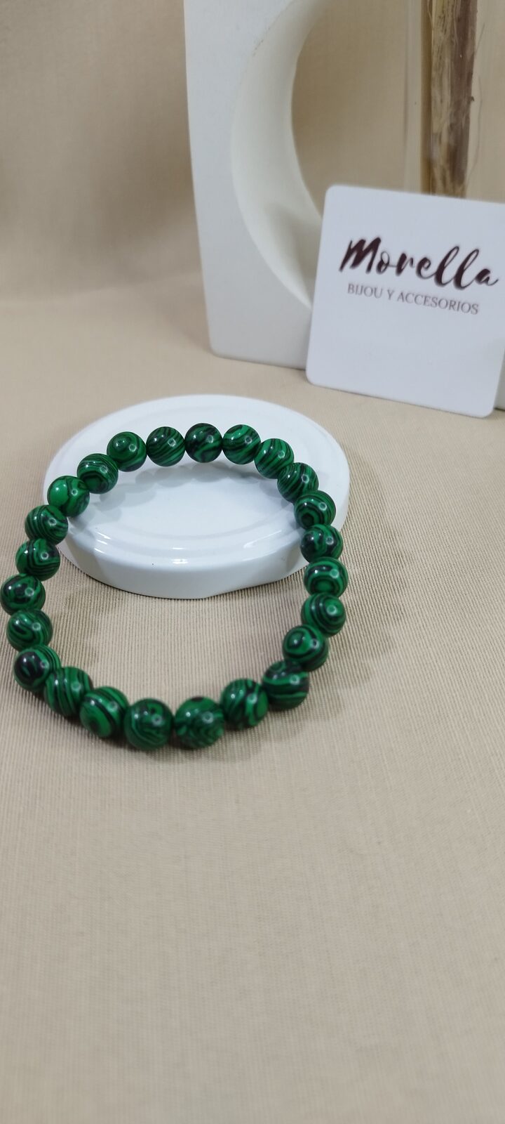 Pulsera 8 mm Malakita