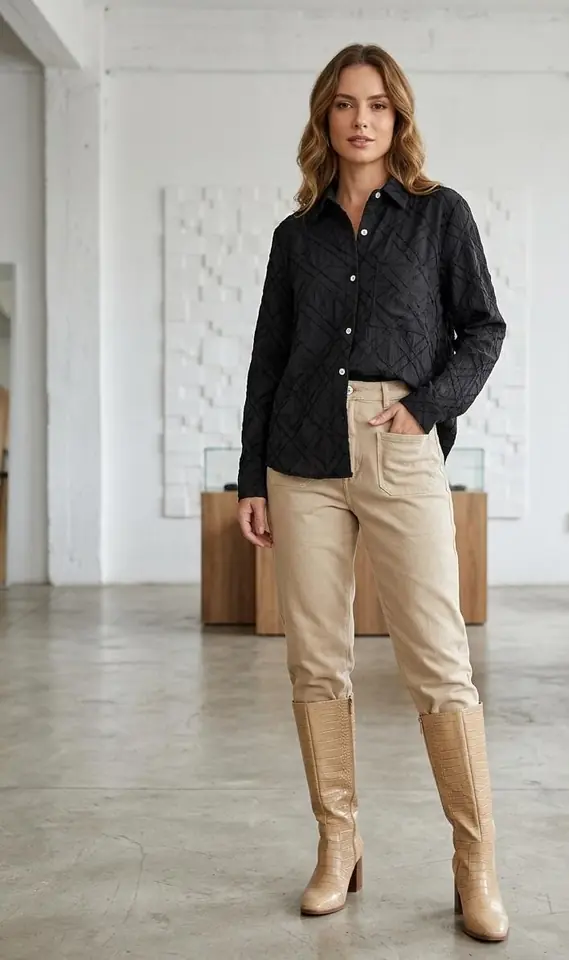 0845/099 CAMISA NEGRA