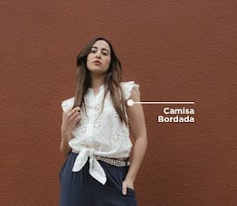 497/124  Camisa Broderie IT