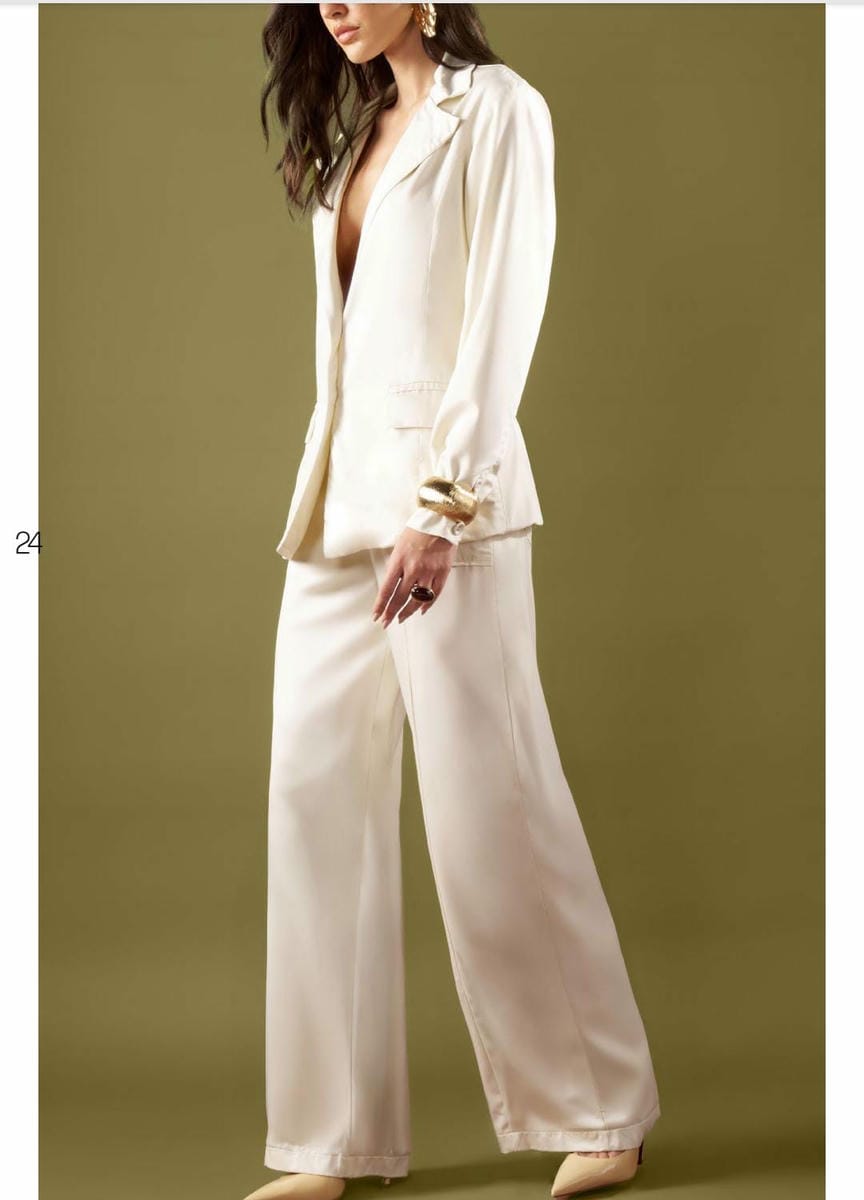 0694/013 Pantalón social Wide Leg