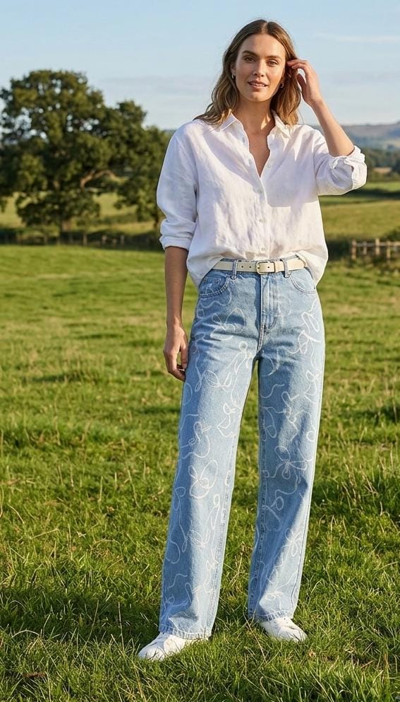 NO 870 Jeans Moñas Maria Carissima