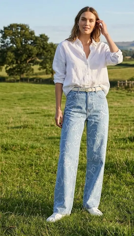 NO 870 Jeans Moñas Maria Carissima