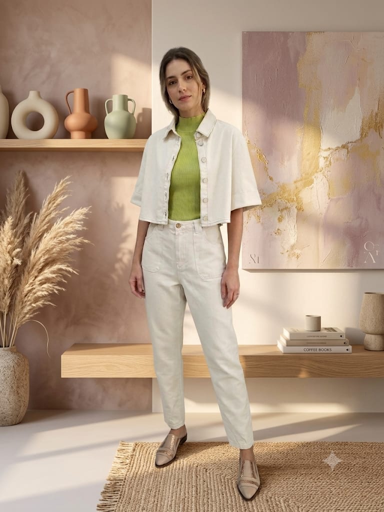 NO 885 Pantalona en Lino Essenza