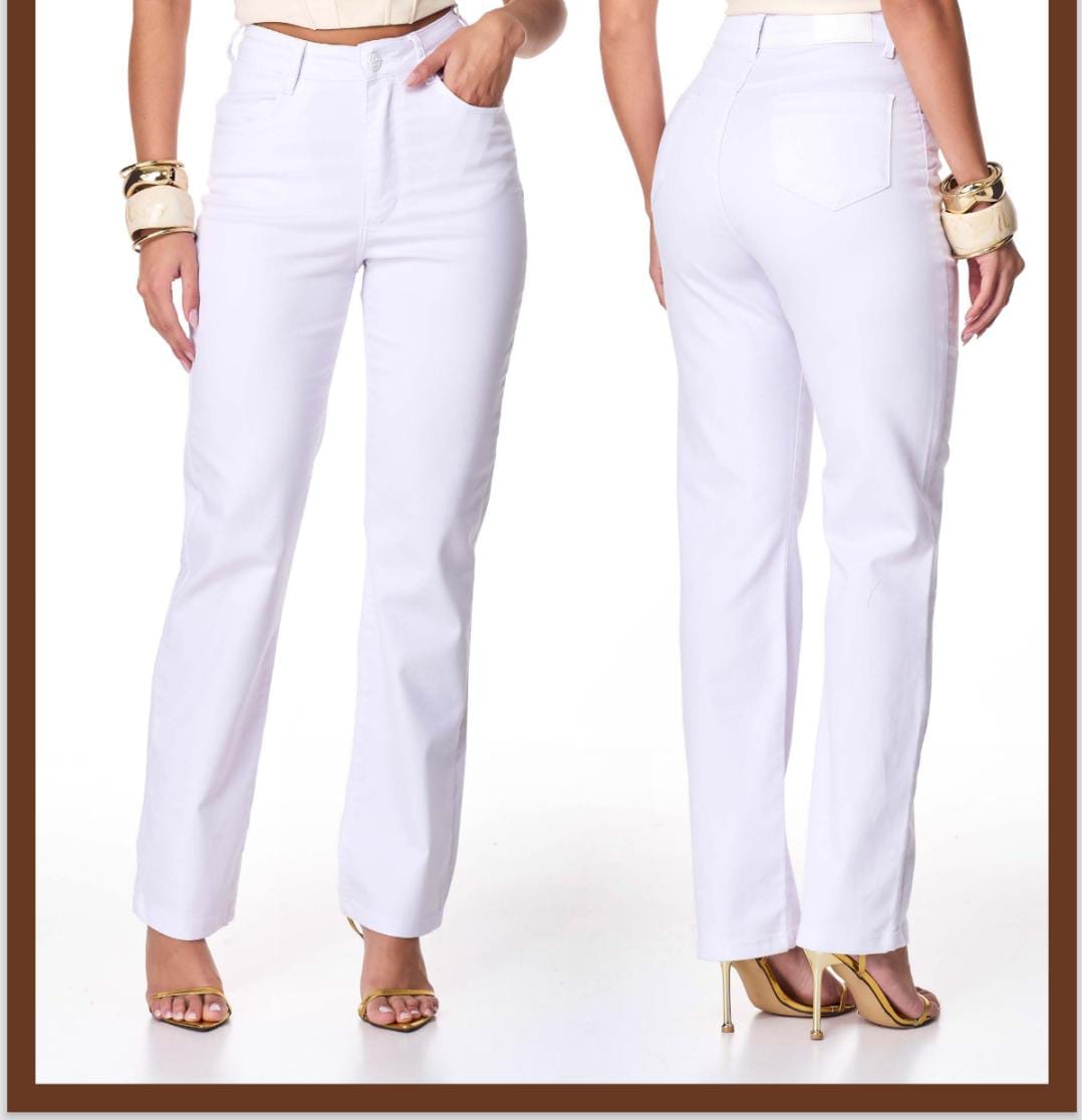 Jeans Recto Blanco - TU ESTILO VALE