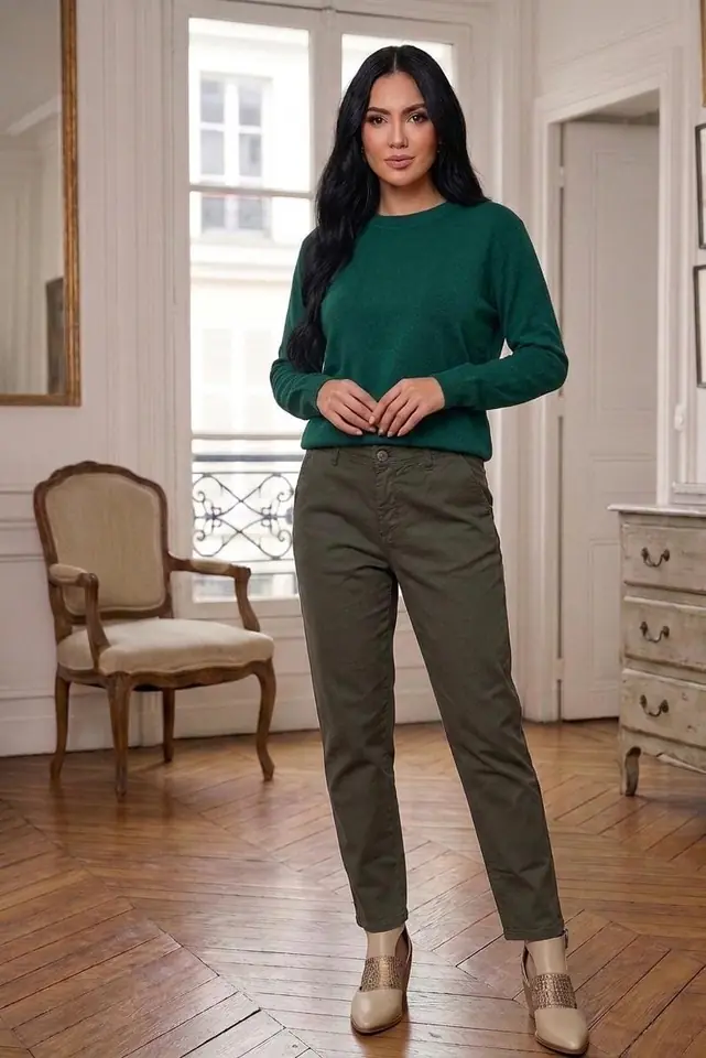 0796 Pantalon Verde