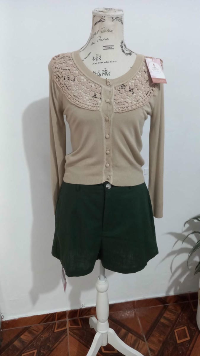 Saco con renda