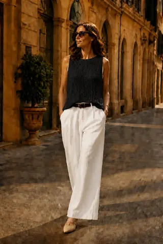 NO 952Musculosa en hilo Andra