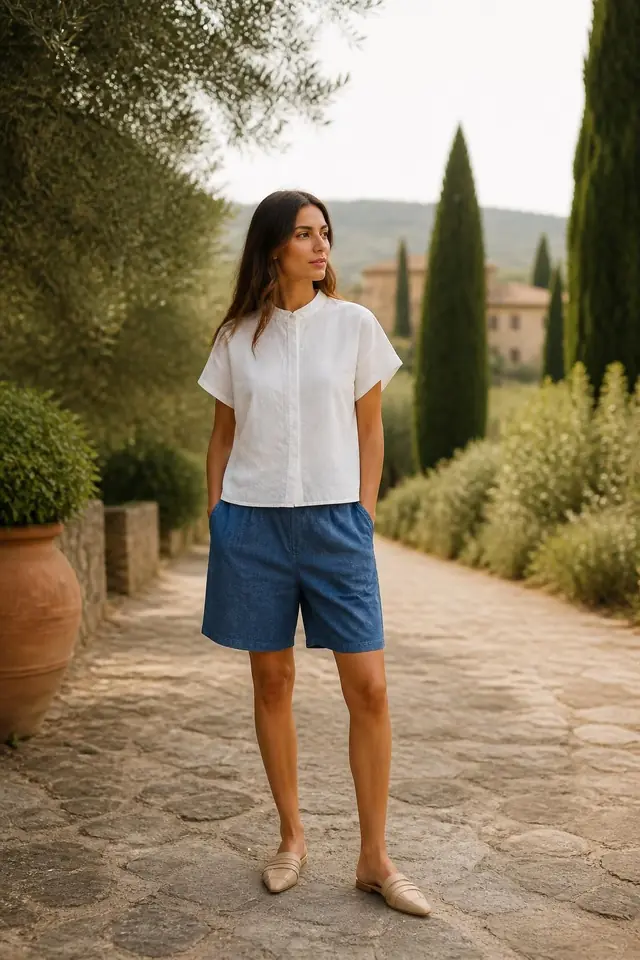 NO 922 Camisa Clas en algodón