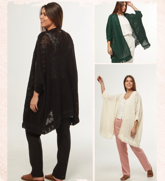 NO 970 Cardigan Tejido