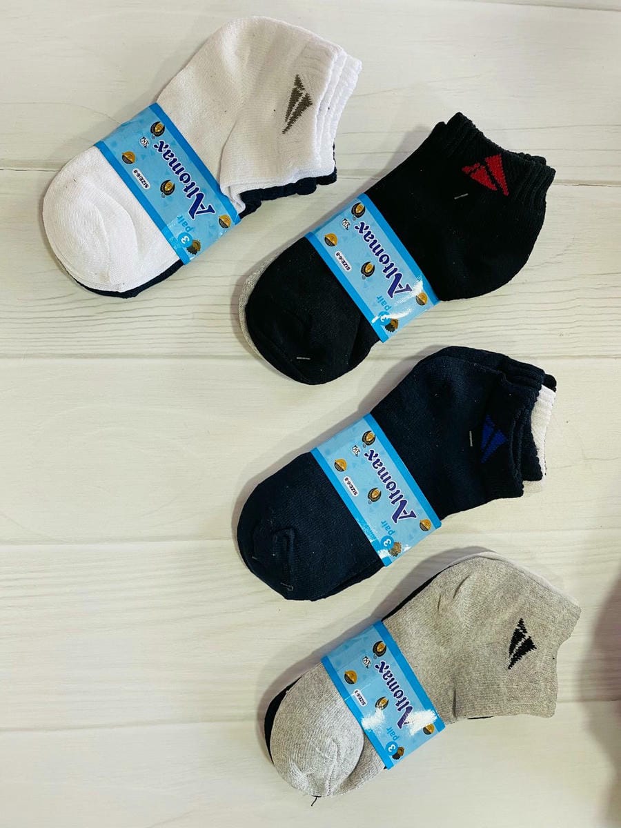 Pack x 3 soquetes unisex