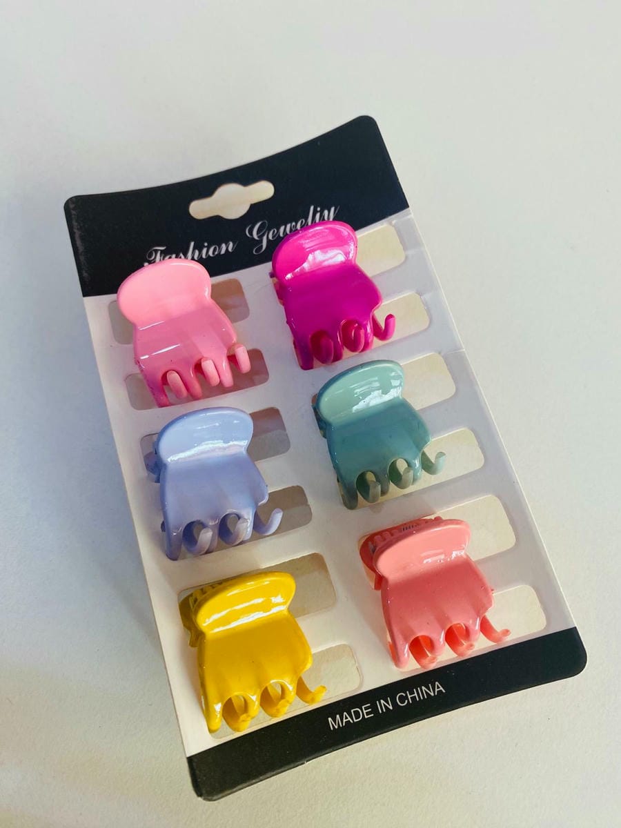 Pack de pinzas de colores x6