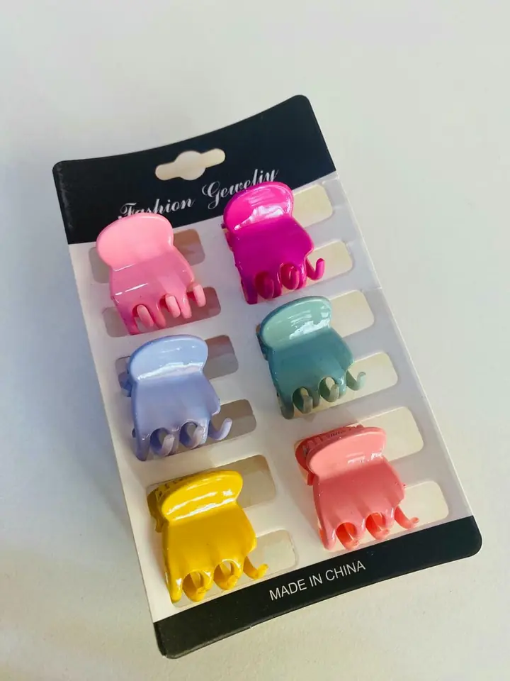 Pack de pinzas de colores x6