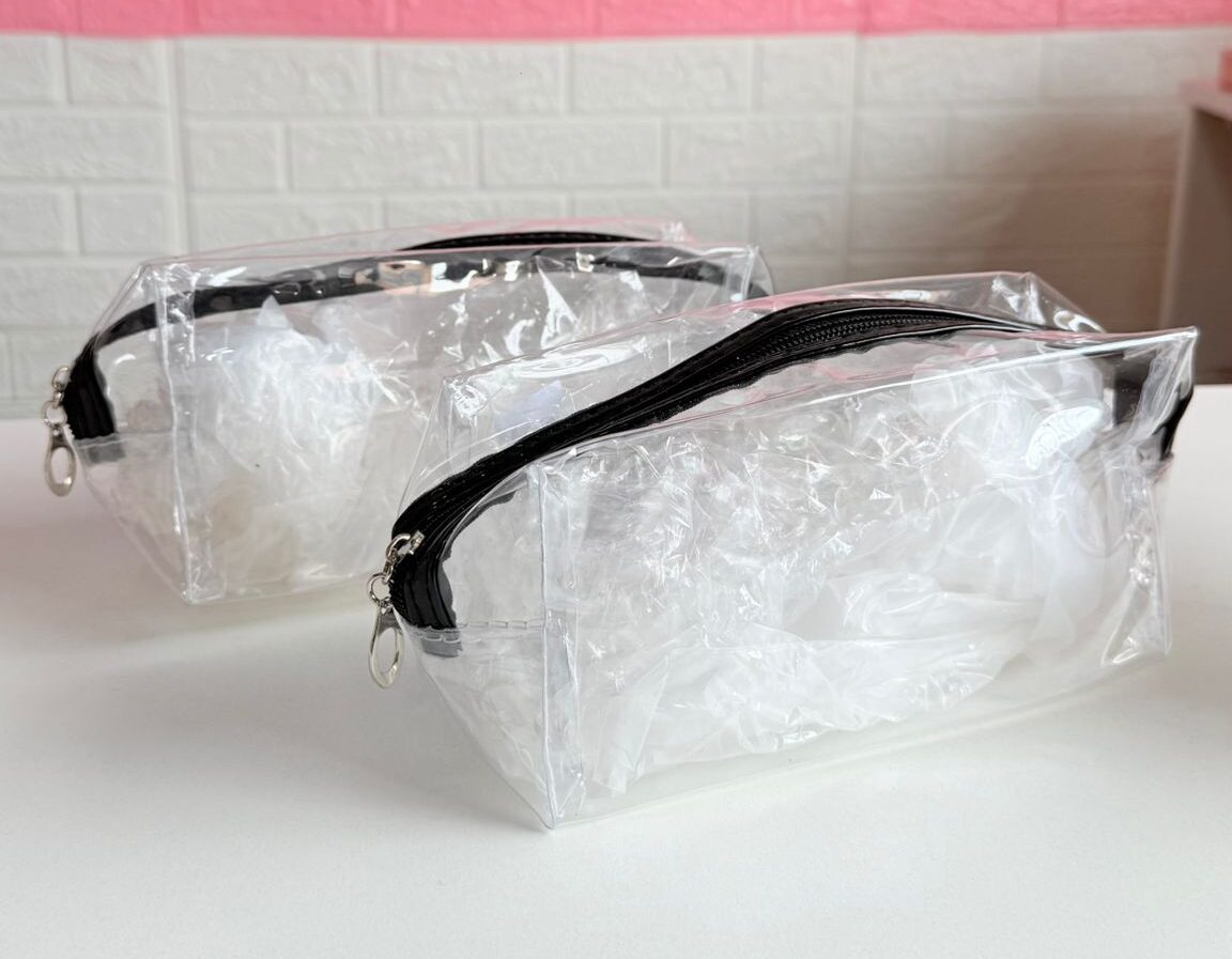 Neceser transparente