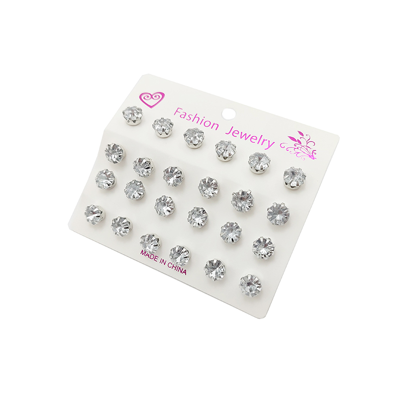 Blister strass grande x12 pares