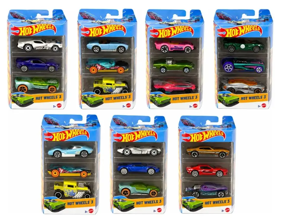 Auto Hot Wheels Pack X 3 Mattel