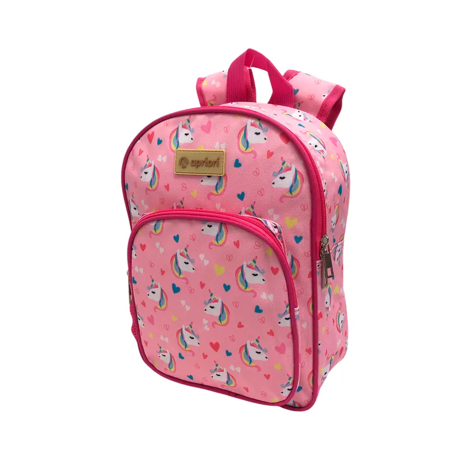 Mochila Infantil Unicornios Y Corazones Apriori
