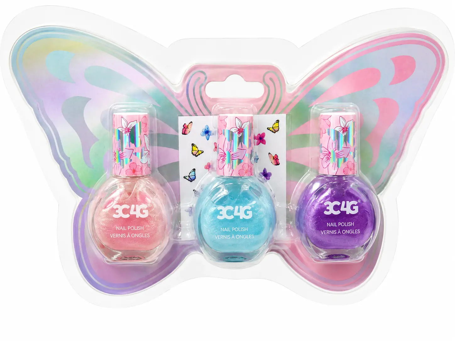 Esmalte De Uñas Trio Mariposa- Maquillaje Make It Real -