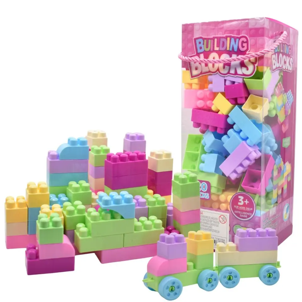Juego de bloques pastel 120pcs