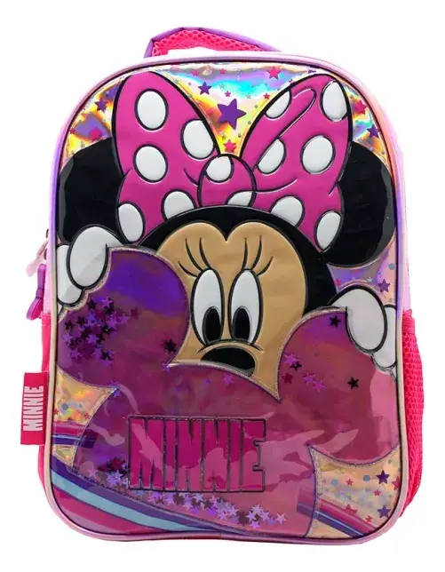 Mochila Minnie Mouse De Espalda Km606 30,5 Cm Fucsia Minnie