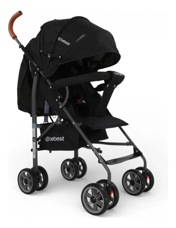 Coche Paragüitas Fun G310 Ultraliviano Bebesit Color Negro Estructura Negro