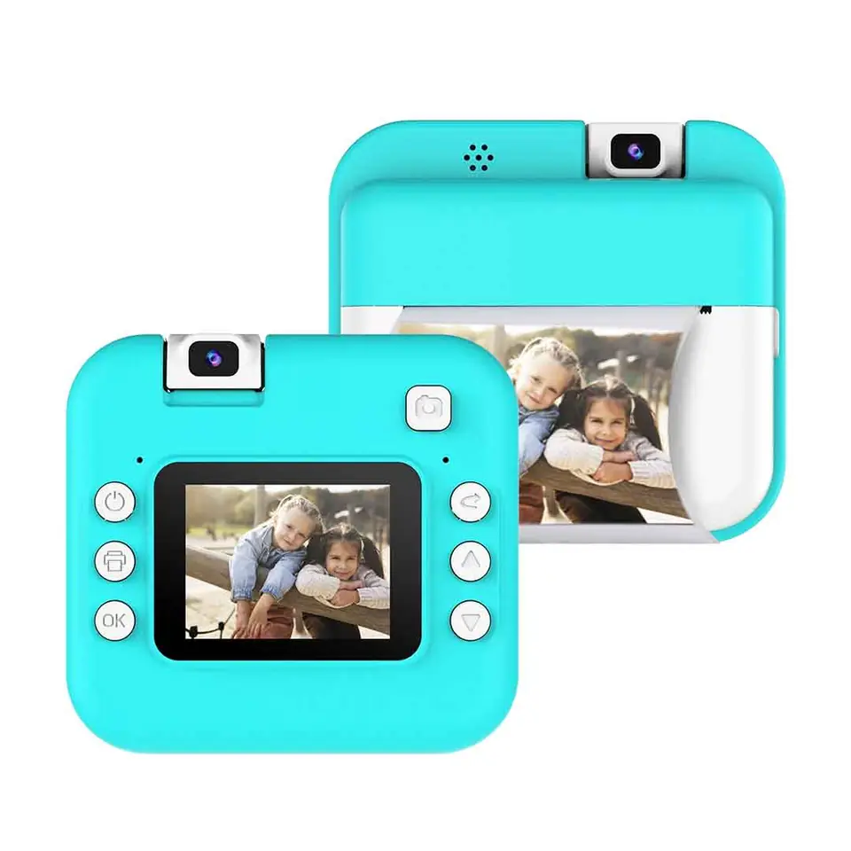 CAMARA DE FOTOS INSTANTANE DOBLE MODO VERDE
