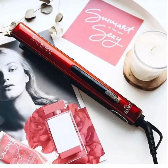 Plancha Digital Gama Starlight Igt Ion Plus Tourmalina Rojo