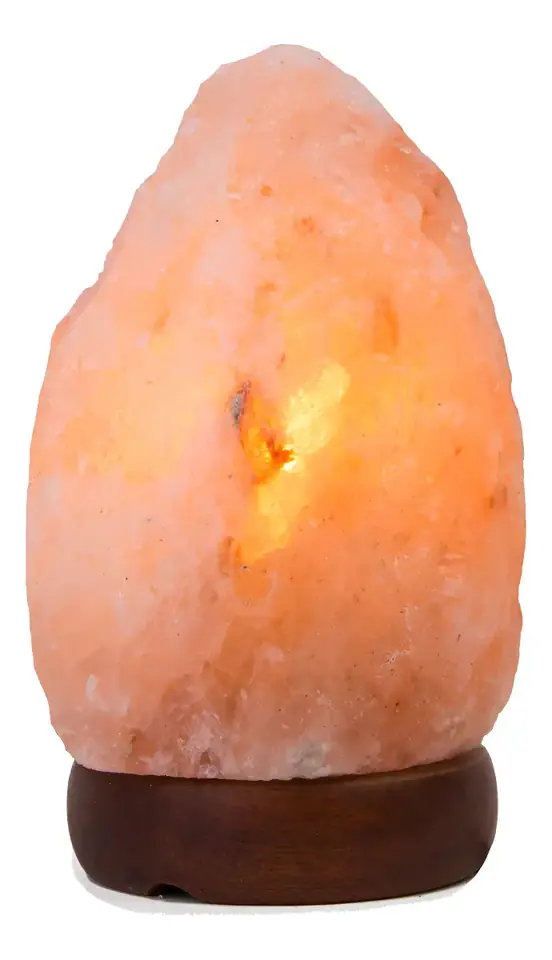 Lampara Piedra De Sal Luz Del Himalaya Hasta 1.5kg Completa Pantalla Sal Del Himalaya
