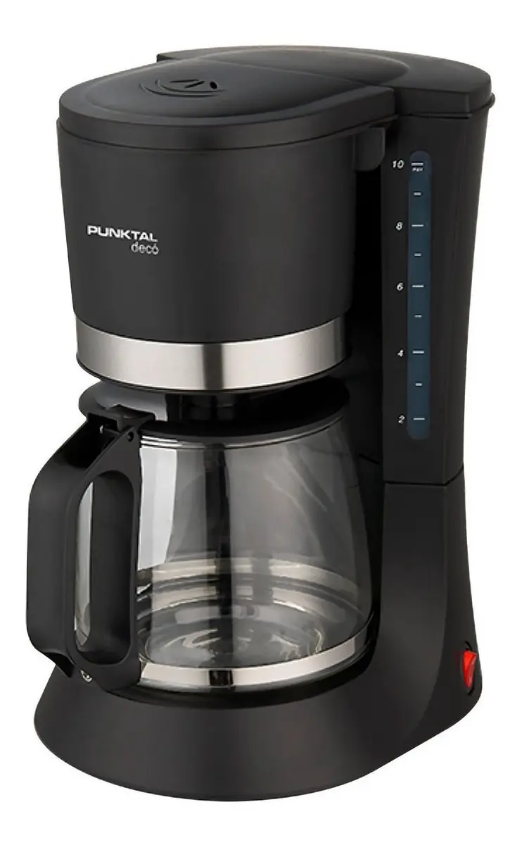 Cafetera De Goteo 680w 1.2lt Punktal 426 Caf Negro