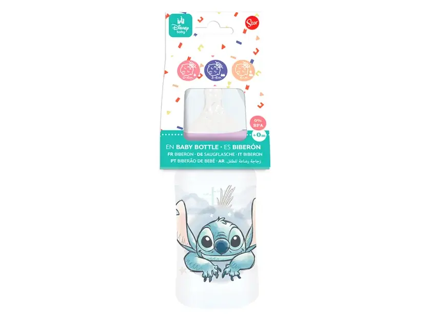 Mamadera Stitch 240m Libre De Bpa